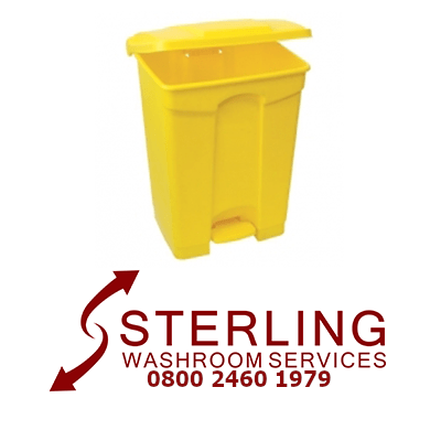 Pedal Bin 87L Yellow
