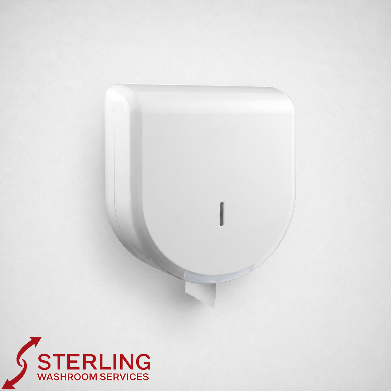 Jumbo Toilet Roll Dispenser White