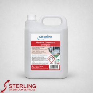 Machine glass wash detergent