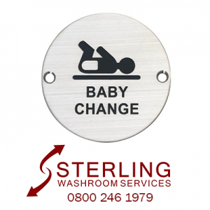 Baby Change Toilet Sign