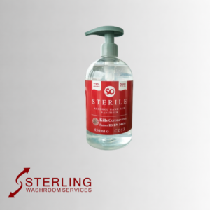 Sterile hand sanitiser 450ml pump bottle