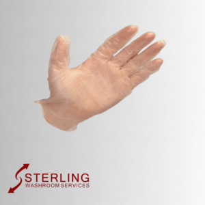 Vinyl powder free gloves clear