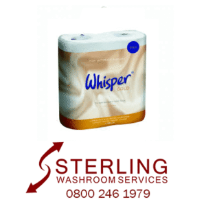 Whisper Gold Toilet Roll