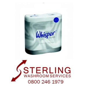 Whisper Silver Toilet Rolls